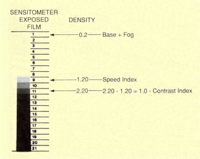 X Ray Film Speed Chart